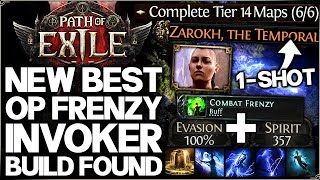 Path of Exile 2  New Best GAME BREAKING Invoker Build Guide  OP Combat Frenzy Thunder Monk Combo [upl. by Ynnahc]