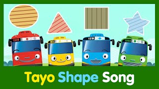 Tayo Song Series 05 Shapes Song [upl. by Anialam]