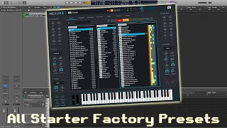 Nexus3  Factory Preset Sound Demo [upl. by Nibbor]