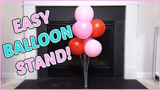 EASY BALLOON STAND  BALLOON CENTERPIECE [upl. by Oht375]