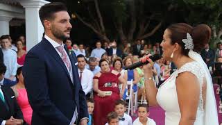 Cantando en la boda al novio Gloria a ti Rosario Flores Novia canta al novio Algeciras [upl. by Willtrude77]