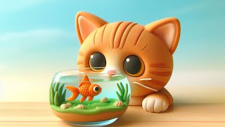 🍃The Cute Kitten Song  Funny Songs  Kids Songs amp Nursery Rhymes [upl. by Sandi26]