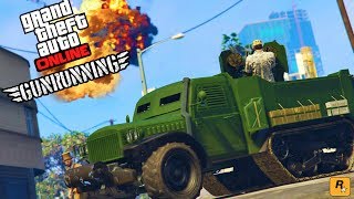 NEW GTA 5 GUNRUNNING DLC HEISTS  GTA 5 MILITARY GUN RUNNING DLC HEISTS UPDATE GAMEPLAY [upl. by Spaulding]