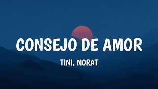 Tini amp Morat â€“ Consejo de Amor  Letra [upl. by Nyltac]