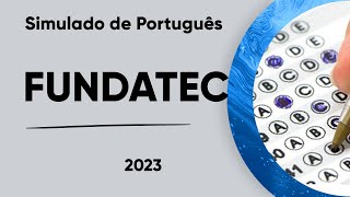 SIMULADO DE PORTUGUÊS FUNDATEC  2024 [upl. by Sorenson]