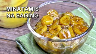 Minatamis na Saging Recipe [upl. by Pedrick]