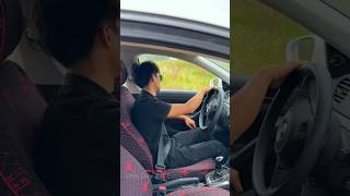 Two cars met on a narrow road The expert driver actually operated like this viral skills shorts [upl. by Akialam]