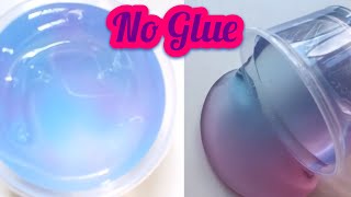 MUST WATCH REAL HOW TO MAKE THE BEST CLEAR SLIME WITHOUT GLUE WITHOUT BORAX EASY SLIME [upl. by Hakaber]