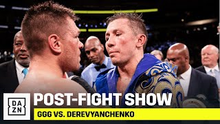 POSTFIGHT SHOW  GGG vs Derevyanchenko [upl. by Belier]