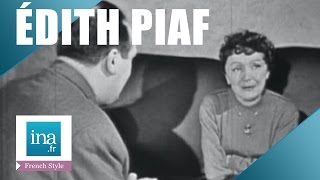 Interview with Edith Piaf in her home  INA Archive [upl. by Arihay]