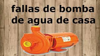 fallas en bombas de agua [upl. by Ader]