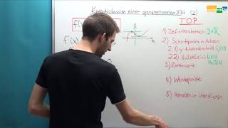 Kurvendiskussion ganzrationale Funktion fxx³3x² Extrempunkte  Extremstellen 2 [upl. by Enyedy]