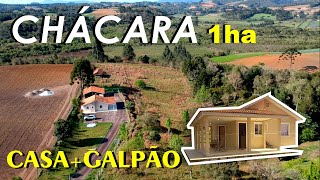 CHÁCARA 1HA  CASA  GALPÃO  POÇO  Malhada em SJPPR [upl. by Nylorahs]