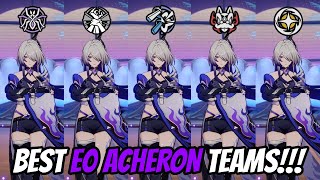 5 Variations of Best E0 Acheron Teams 🥀 Honkai Star Rail [upl. by Lawson]