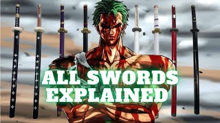 Zoros Swords Explained [upl. by Harhay768]