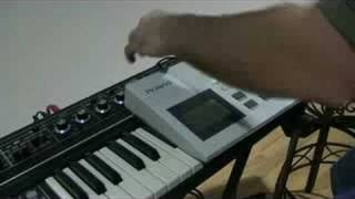 Roland SH2 Monophonic Synthesizer External Input Demo [upl. by Nosreip]