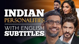 ENGLISH SPEECH  SUNDAR PICHAI amp SRK Indian Personalities Talks at Google English Subtitles [upl. by Ecirtnas]