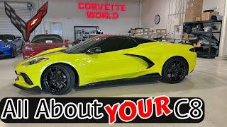 C8 Corvette  New Owners Guide With Robert From Corvette World All About Your C8 [upl. by Meekah591]