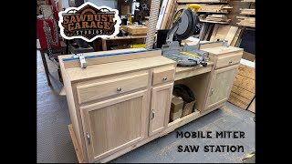 Mobile Miter Saw Station Cart Overview [upl. by Church]