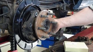 Dorman Brake Dust Shield Installation [upl. by Jurdi823]