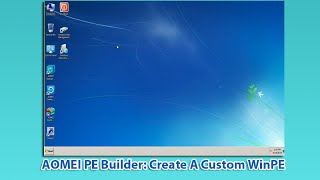 AOMEI PE Builder Create A Custom WinPE [upl. by Keverian301]