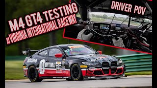 M4 GT4 Testing at VIR w BimmerWorld Racing [upl. by Enialed]