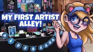 MY FIRST ARTIST ALLEY Georgia Comic Con 2024 [upl. by Bernj51]