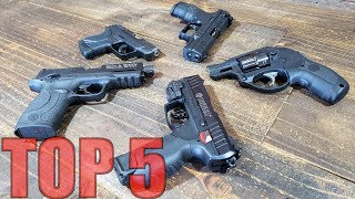 TOP 5 22LR HANDGUNS FOR SELF DEFENSE [upl. by Fredella]