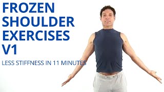 Frozen Shoulder Exercises V1  Adhesive Capsulitis  Calcific Tendonitis  Shoulder Stiffness [upl. by Wojcik845]