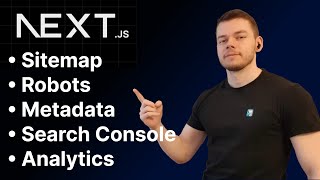 SEO in Nextjs  The Ultimate Guide Metadata Sitemap Robots Google Search Console Caching [upl. by Llerod]