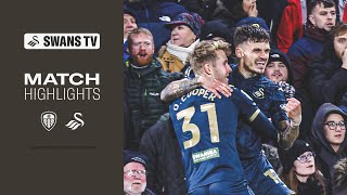 Leeds United v Swansea City  Highlights [upl. by Prendergast]