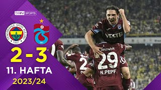 Fenerbahçe 23 Trabzonspor  11 Hafta  Trendyol Süper Lig 20232024 [upl. by Dominic436]