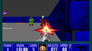 Halloween Wolfenstein 3D  Level 1 [upl. by Aiciled]