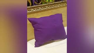 How To Sew A Zippered Cushion Cover for Beginners Easy DIY [upl. by Lyckman]