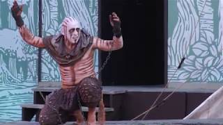 Act 1 Scene 2  The Tempest  Brownsea Open Air Theatre  William Shakespeare  Caliban [upl. by Verlee]