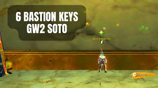 Finding 6 Bastion Keys in Restore the Wizards Tower Story GW2 SOTO Guide [upl. by Kcirdef]