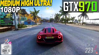 Forza Horizon 5 GTX 970  1080p Medium High Ultra [upl. by Conway163]