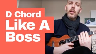 How To Play D Chord On Ukulele [upl. by Kalfas]