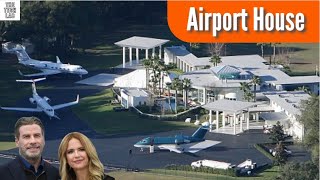 John Travoltas House Is A Functional Airport With 2 Runways For His Private Planes [upl. by Wei]