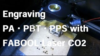 Engraving PAPBTPPS with CO2 Laser Cutter and Engraver [upl. by Adias]