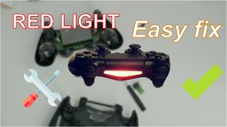 Dualshock 4 red light issue easy hardware fix [upl. by Agosto]