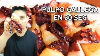 PULPO EN 30 SEG🐙 MI RECETA  EL CUCHITO [upl. by Calesta]