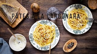 Pâtes à la carbonara la vraie recette italienne [upl. by Machutte]