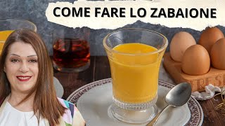 Zabaione ricetta facile e veloci con trucchi e consigli [upl. by Jacobba948]