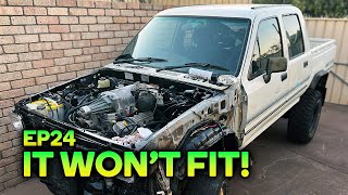 My L67 Engine Won’t Fit In The Hilux 😭 Supercharged Hilux Build PT24 [upl. by Achilles]