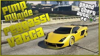 Peggasi Vacca  Pimp My Ride  GTA 5 PC Online wZyph Fully Customized Vacca Super Car [upl. by Rodoeht]