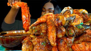 KING CRAB SEAFOOD BOIL MUKBANG  DESHELLED  SEAFOOD BOIL MUKBANG  Seafood  Mukbang Asmr [upl. by Matias503]