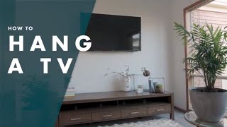 How To Wall Mount A TV  Bunnings Warehouse [upl. by Urban]