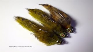 Tying an Olive Sculpin with Davie McPhail [upl. by Netsoj]