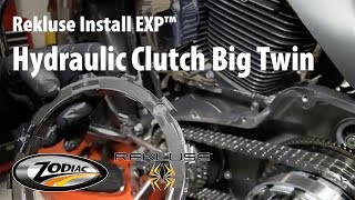 Rekluse Install  EXP For HYDRAULIC clutch BigTwin [upl. by Ilecara]